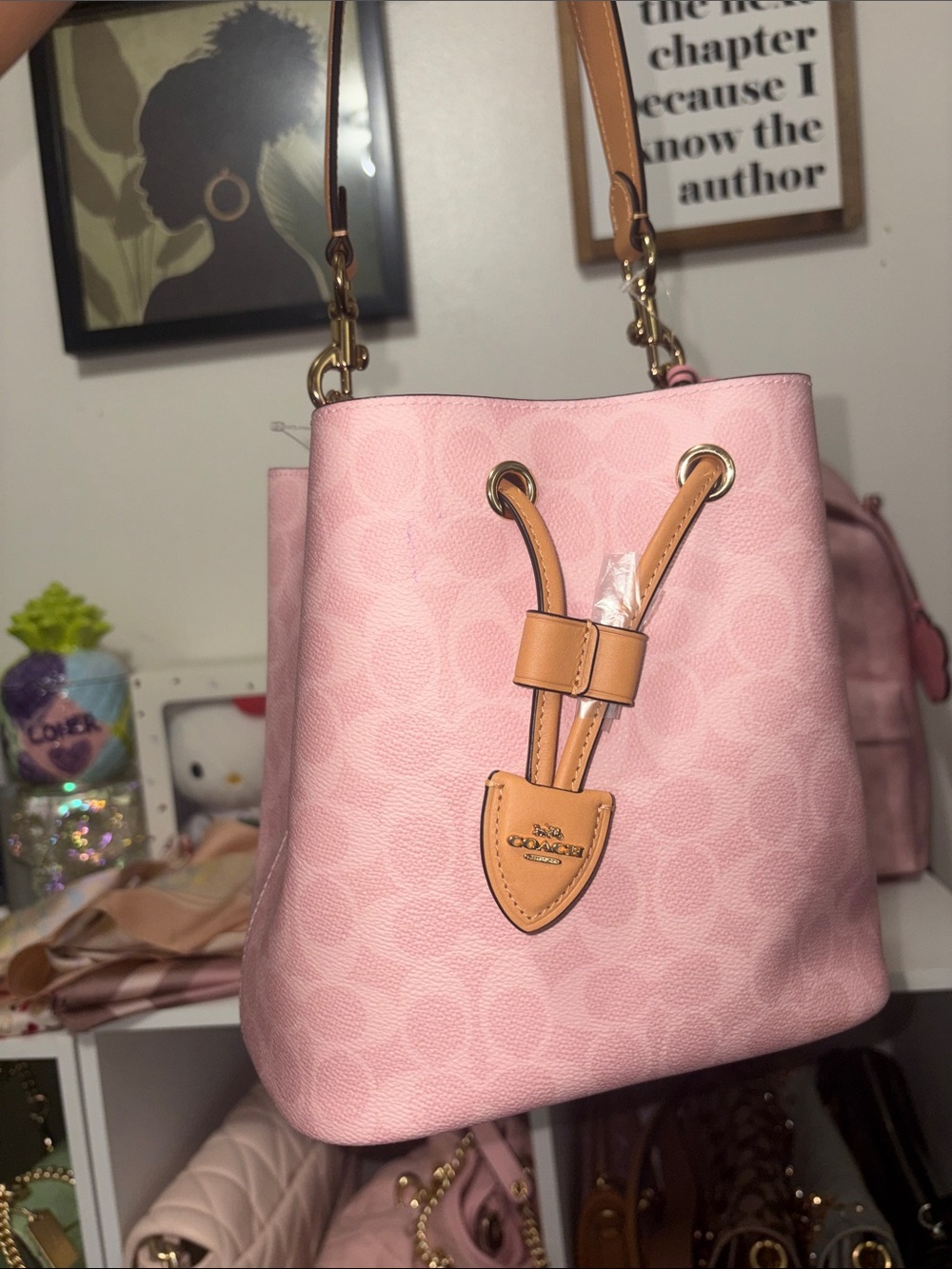 Coach Powder Pink Rowan Bucket (PRICE FIRM / SHIPS SAME DAY‼️)